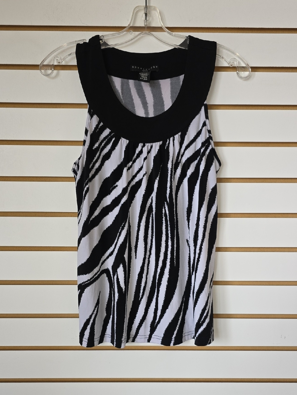 Apostrophe Zebra Print Tank Top MP